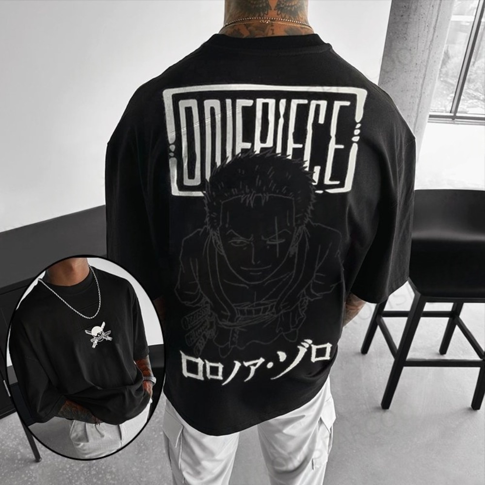 Summer Clothing Brands - Цельная мужская футболка Roronoa Zoro, лето